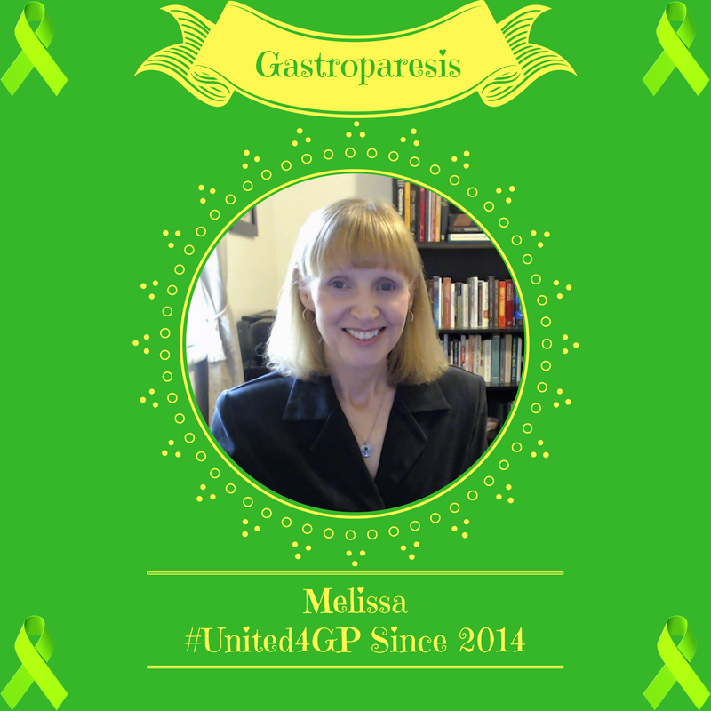 melissarvh's tweet photo. August is National #Gastroparesis Awareness Month &amp; we invite you to help us #CureGP! Won't you help us spread awareness? #Unite4GP https://t.co/rl80QVJxy1