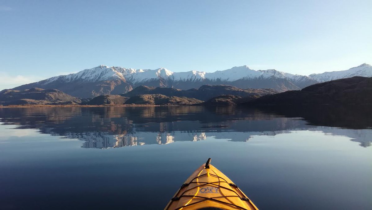 This is what's happening - amazing winter paddling conditions here at <a href="/PaddleWanaka/">Paddle Wanaka</a>