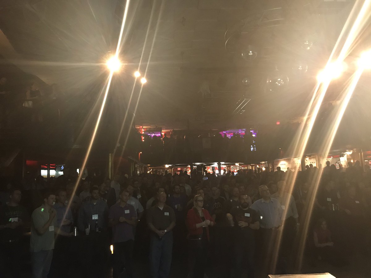 <a href="/PowderkegCo/">Powderkeg</a> <a href="/Hunckler/">Matt Hunckler</a> <a href="/MaxYoder/">Max Yoder</a> @lajump @AllosVentures <a href="/smccorkle/">Scott McCorkle</a> <a href="/boxfox/">BoxFox</a> <a href="/astronomerio/">Astronomer</a> <a href="/TheVogue/">The Vogue Theatre</a> <a href="/raidious/">Raidious</a> Packed crowd <a href="/PowderkegCo/">Powderkeg</a> tonight! Such a fun night in Indy with my fellow Shark Judges and my bestie <a href="/Hunckler/">Matt Hunckler</a>!