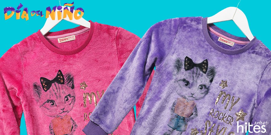 TiendasHites's tweet image. Suavidad y ternura en la nueva colección de #Topsis  #DíadelNiño
