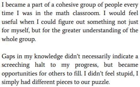 JudytaLarsen's tweet image. A wonderful tribute to the #thinkingclassroom by one of my students, who reveals her transformation in mathematical affect.
#iteachmath