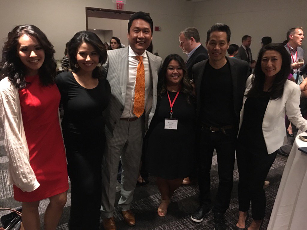 choeshow's tweet photo. @comcast @NBCUniversal family representin in #CableTown #AAJA17 @OhMyGOFF @RichardLui @AimeeCho4 https://t.co/rAFwAJERmR