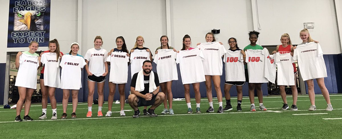 PCnowisthetime's tweet photo. Proud of the Eaton Lady Eagles! Attitude &amp; Effort every day! #AugustReady S/O to @IntekStrength @plae_us @rogersathletic award winners! https://t.co/iGsIr16UIx
