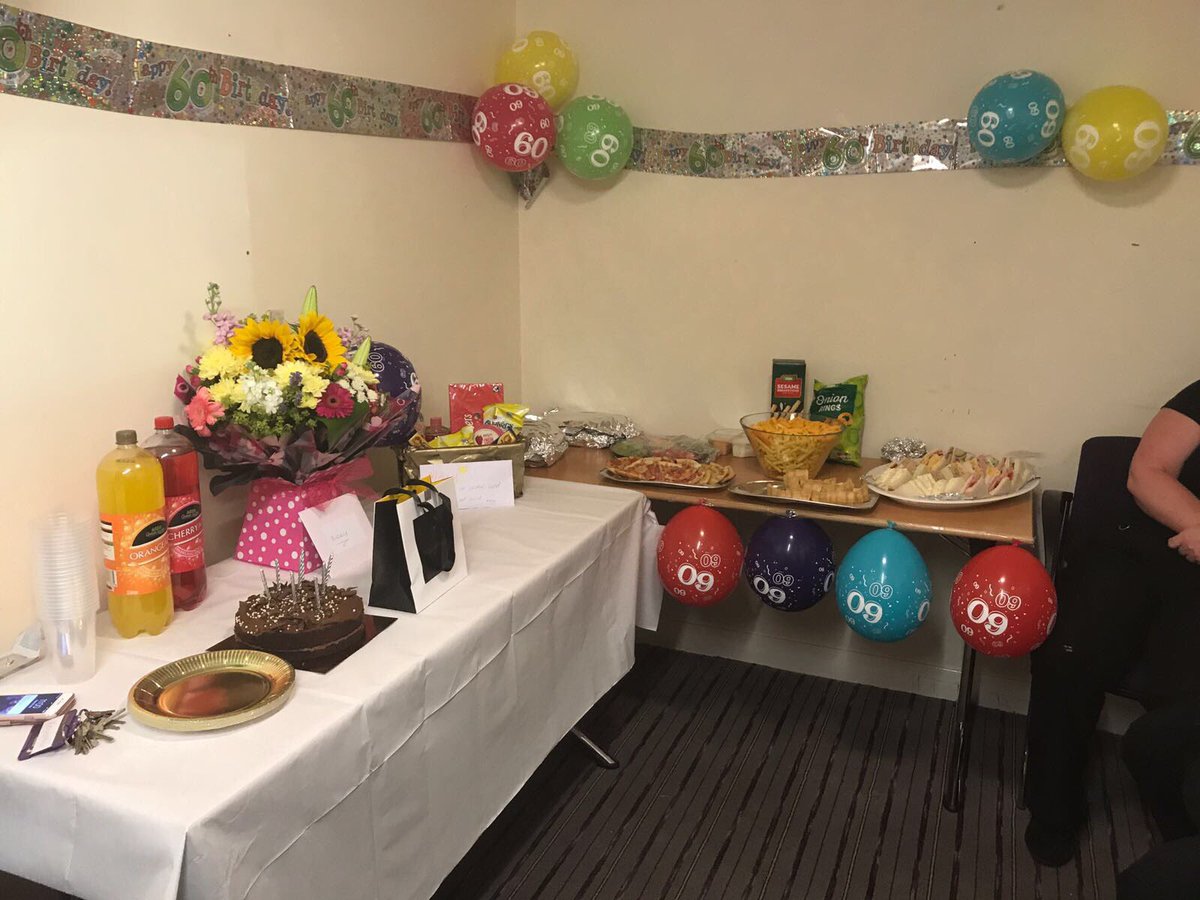 Happy 60th birthday to our amazing Head Housekeeper Mary at Doncaster Lakeside #happybirthday #60yearsyoung #party <a href="/michaelhunter62/">Michael Hunter</a> <a href="/SDEBDD/">simon ewins</a>