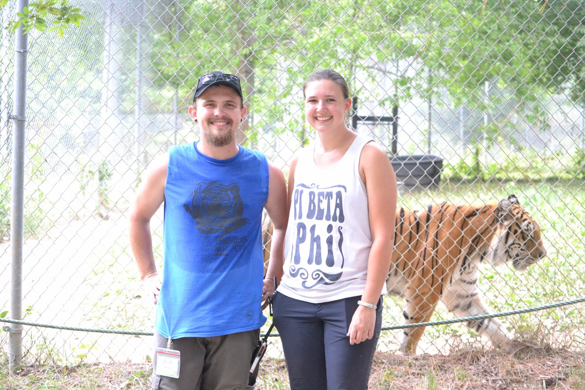 NCTigerRescue's tweet photo. Emily and Josh work extremely hard, and we appreciate all that they do! Please help us recognize them. #NationalInternDay https://t.co/C3460bQE2K