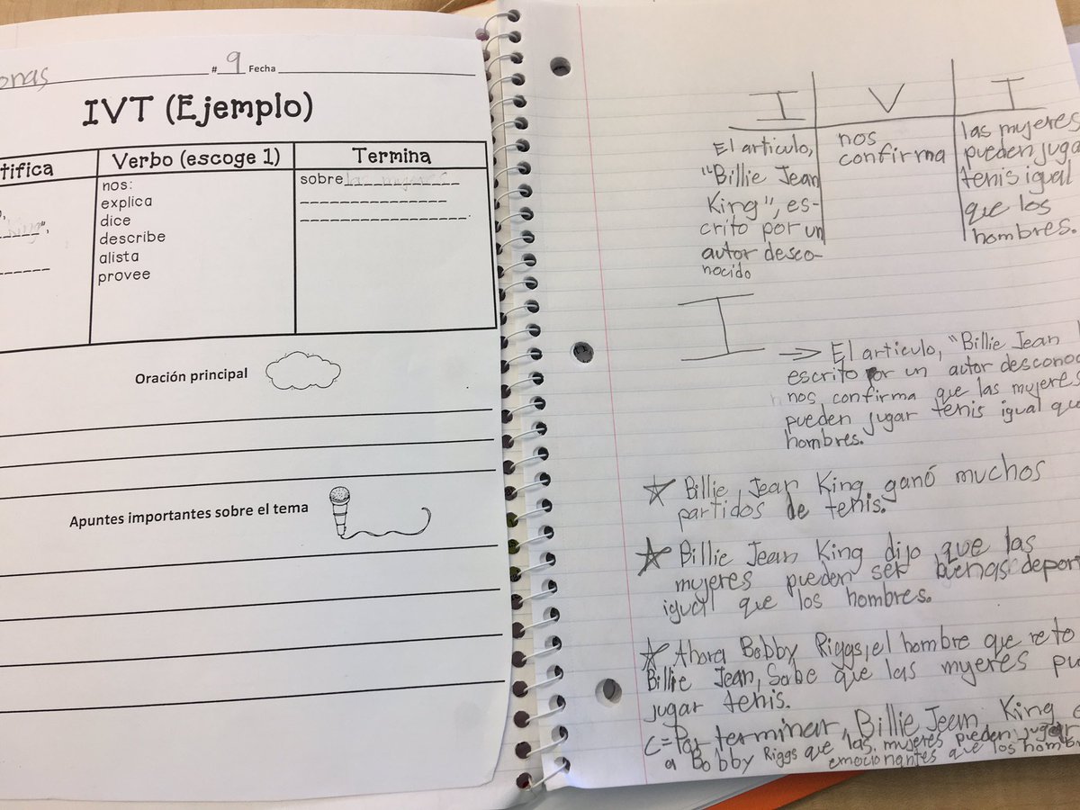 maestrasandoval's tweet photo. Let's learn how to summarize an article! ¡A resumir un artículo! #camlearns #duallangchat #twowayimmersion #4thgradedual #5thgradedual https://t.co/tjN2MT1rIW