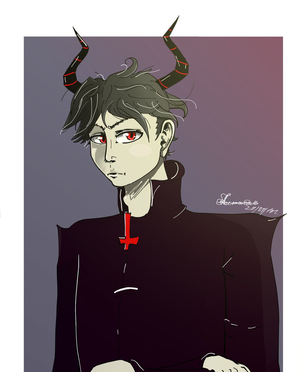 KaleBlack04's tweet photo. #Iblis
#Reguest
#My_art
Для nicorin75 c DA. https://t.co/SoA41Ycpbd