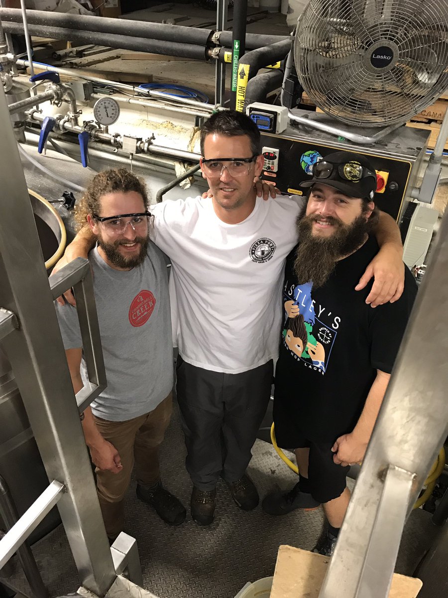 #pizzaportbrewing collab today! Come celebrate Haze Daze August 12th at Mikkeller Brewing San Diego
