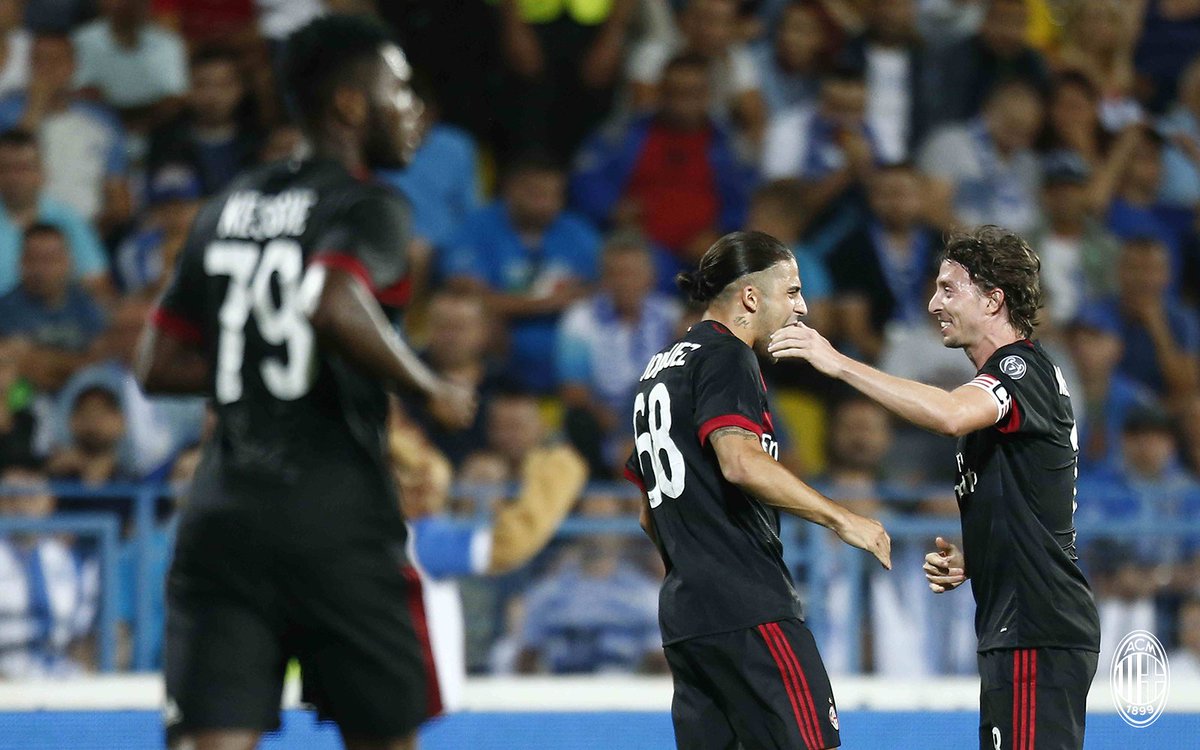 acmilan's tweet photo. 1234 days after @KAKA another Ricardo scores in Europe with the Red and Black jersey ❤️⚫️
#CraiovaMilan #UEL #weareacmilan https://t.co/wkKXkrKCRo