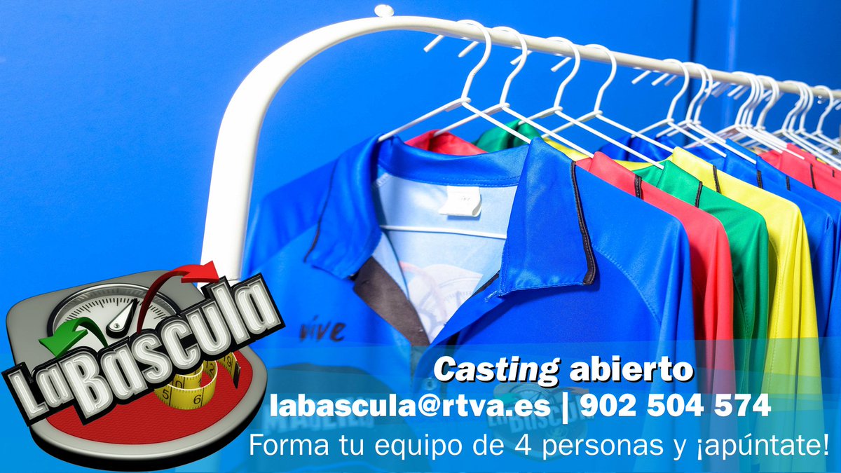 canalsur's tweet photo. ¿Quieres enfundarte la camiseta del programa? #Vuelve @labasculaTV. ¡Apúntate al #casting! ☎ 902 504 574  o 📩 labascula@rtva.es https://t.co/r1i5ZpLUa6