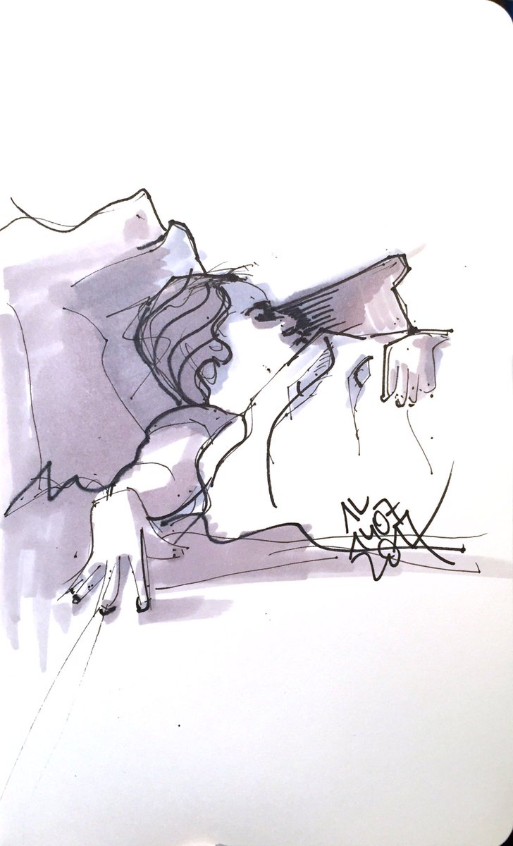 halbleerspreads's tweet photo. @Apple s #DoNotDisturb when driving feature captured by #UrbanSketchers > #usk > > > https://t.co/3Qe3BXO741