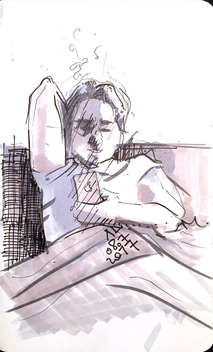 halbleerspreads's tweet photo. @Apple s #DoNotDisturb when driving feature captured by #UrbanSketchers > #usk > > > https://t.co/3Qe3BXO741