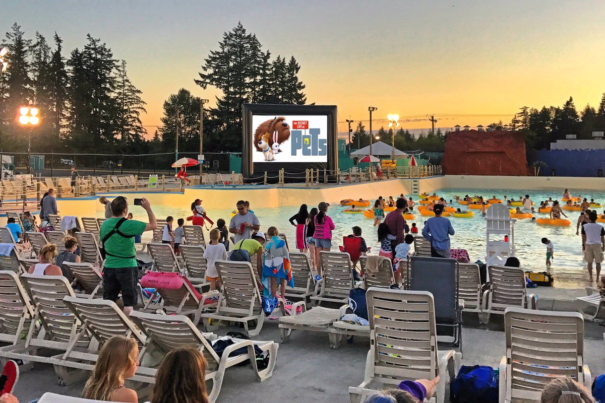 WildWavesPark's tweet photo. TOMORROW! The Secret Life of Pets starts at 8:30pm. #RideAndSlide then relax in the #WavePool w/ this new #DiveInMovie! πππ¬ FREE w/ ticket! https://t.co/SxiY83M0Ey