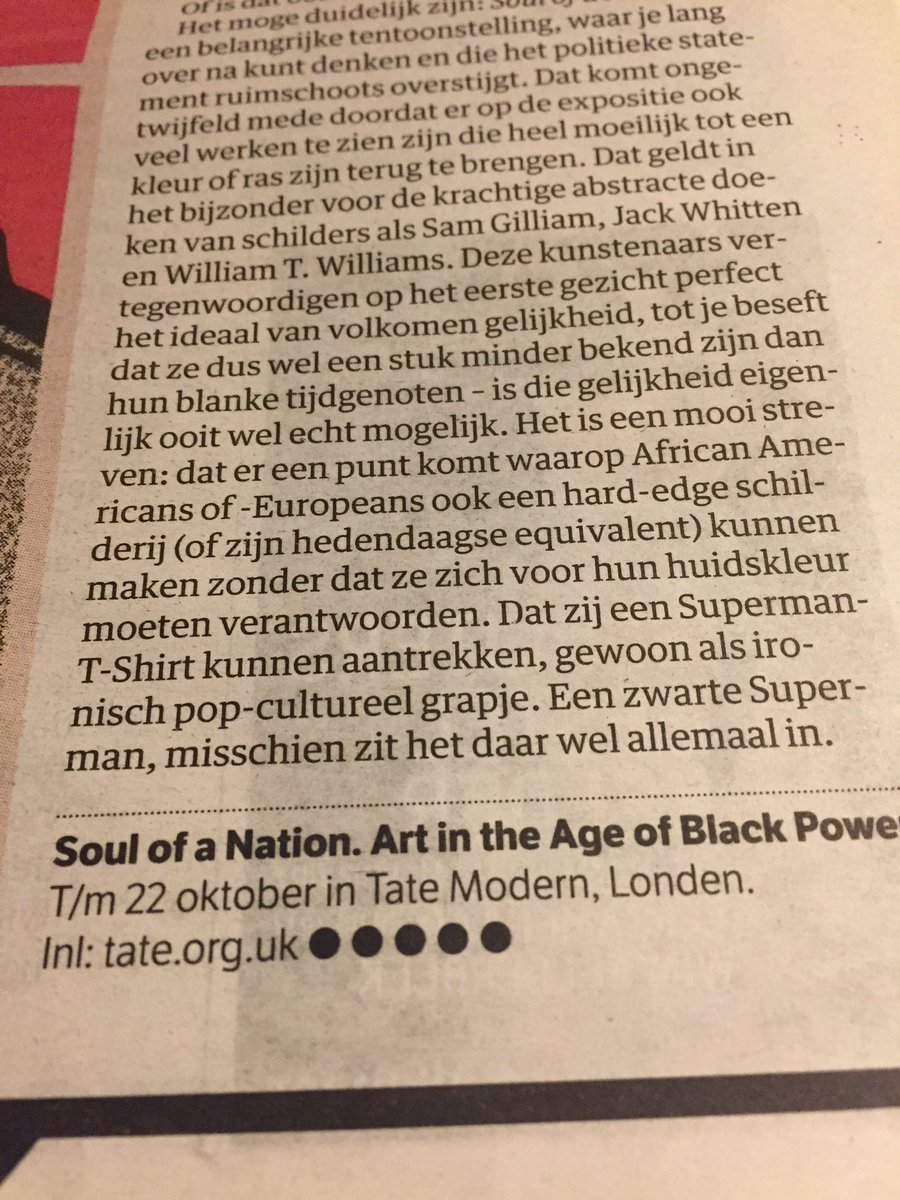 hiernumaals's tweet photo. Nu al zin om naar #Londen #TateModern af te reizen :) https://t.co/d0uQhfIsLx