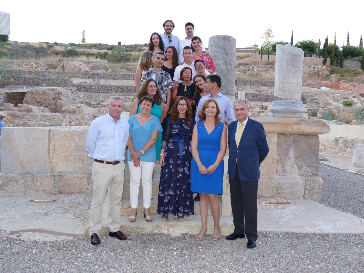psoe_ct's tweet photo. .@AnabCastejon, @JPedroTorralba, @pacoaznargarcia, @DavidMtnezNogue y @carmenmdelamor en la inauguración del #TemploDeIsis. #Cartagena https://t.co/DLygDsp7xT