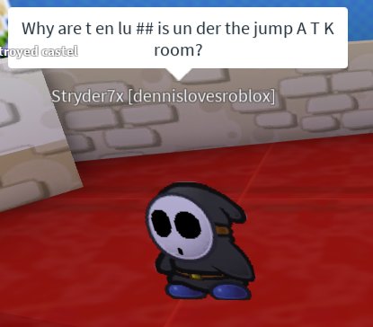 Stryder7x On Twitter So My Friend Was Going To Meme It Up In A Paper Mario Roblox Server But Found Someone Roleplaying As Me Lol - paper mario on roblox