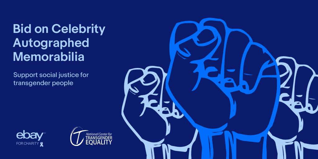 Support social justice for transgender people. 100% to benefit <a href="/TransEquality/">Advocates for Trans Equality</a>. #TransRightAreHumanRights ebay.to/2v2bLh8