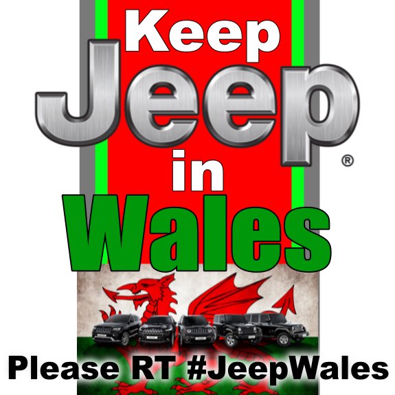 JeepWales's tweet photo. @Jeep_Uk @JeepFansUK Wales needs more than just a service centre. Wales needs an Official Jeep dealership. https://t.co/aGm8w9z7h4
