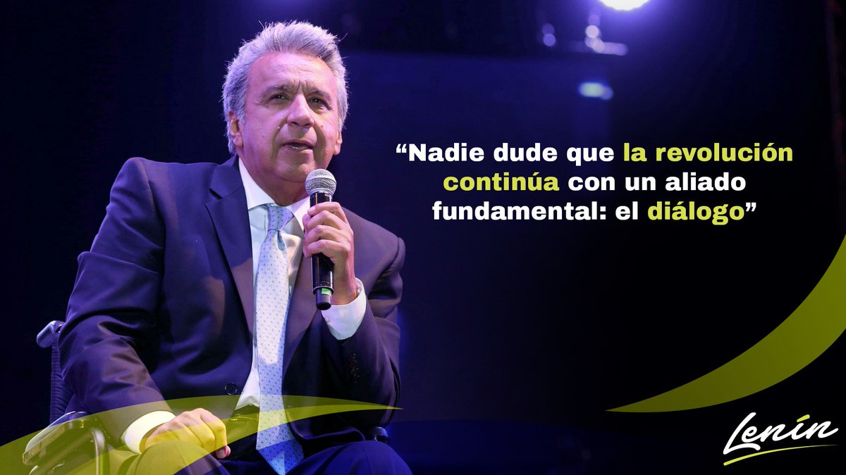 VamosLenin's tweet photo. #LaRevoluciónContinúa de la mano de todos los ecuatorianos que le apuestan a los grandes objetivos nacionales ¡El futuro no se detiene! https://t.co/SKDDMeDCnu