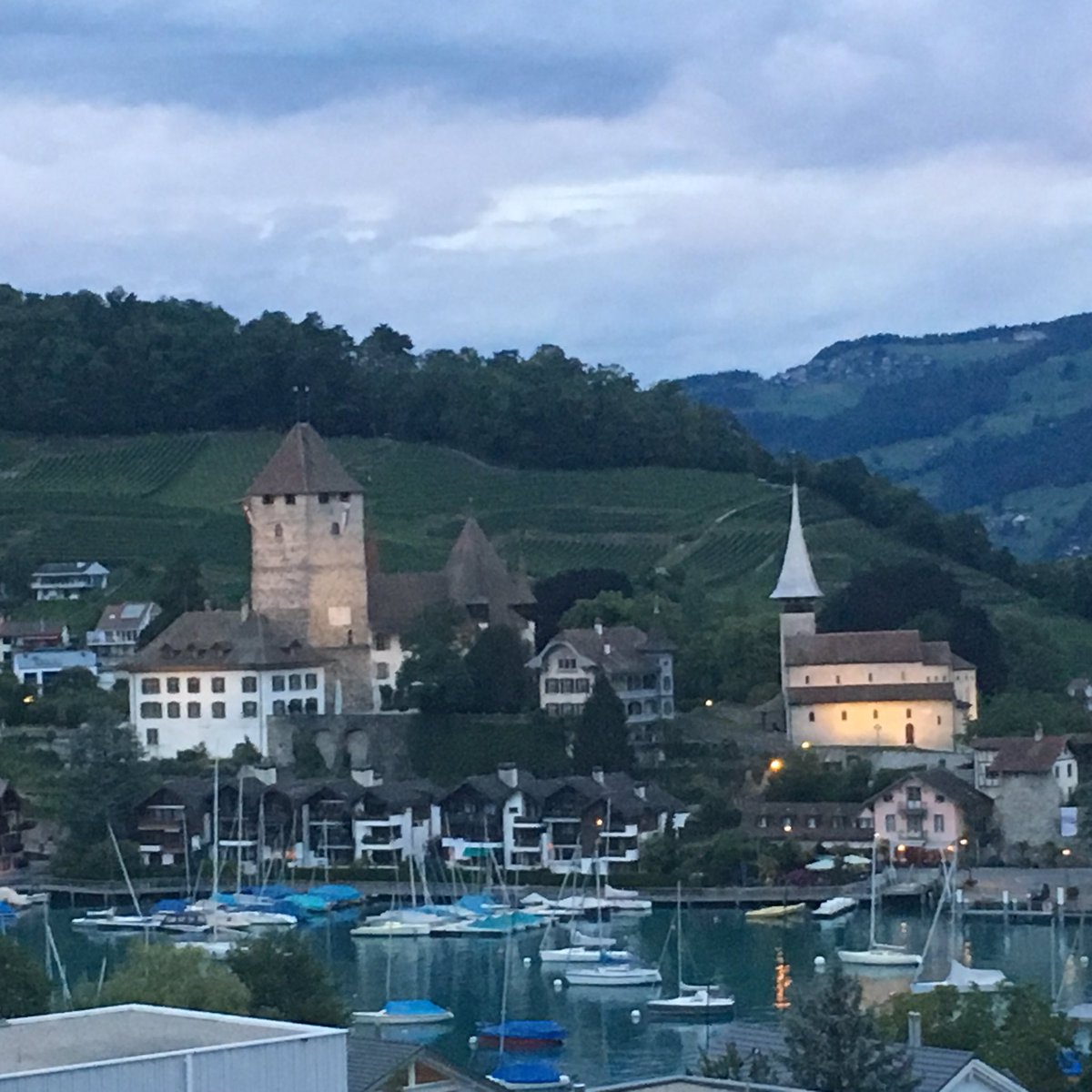 HeikoOldoerp's tweet photo. Vor-Ort-Recherche mit der Familie nach dem #GeistvonSpiez #WM54 #WundervonBern #HotelBelvedere #ThunerSee https://t.co/9XeZIpGgmN