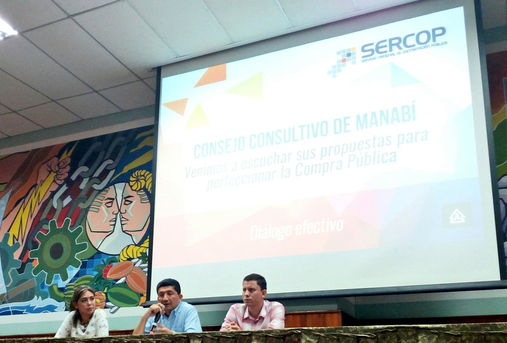 SERCOPec's tweet photo. .@henryarauz75 destaca que en lo que va del 2017 se adjudicaron $180 millones en contratos públicos a productores de la provincia https://t.co/G1DpNIjuej