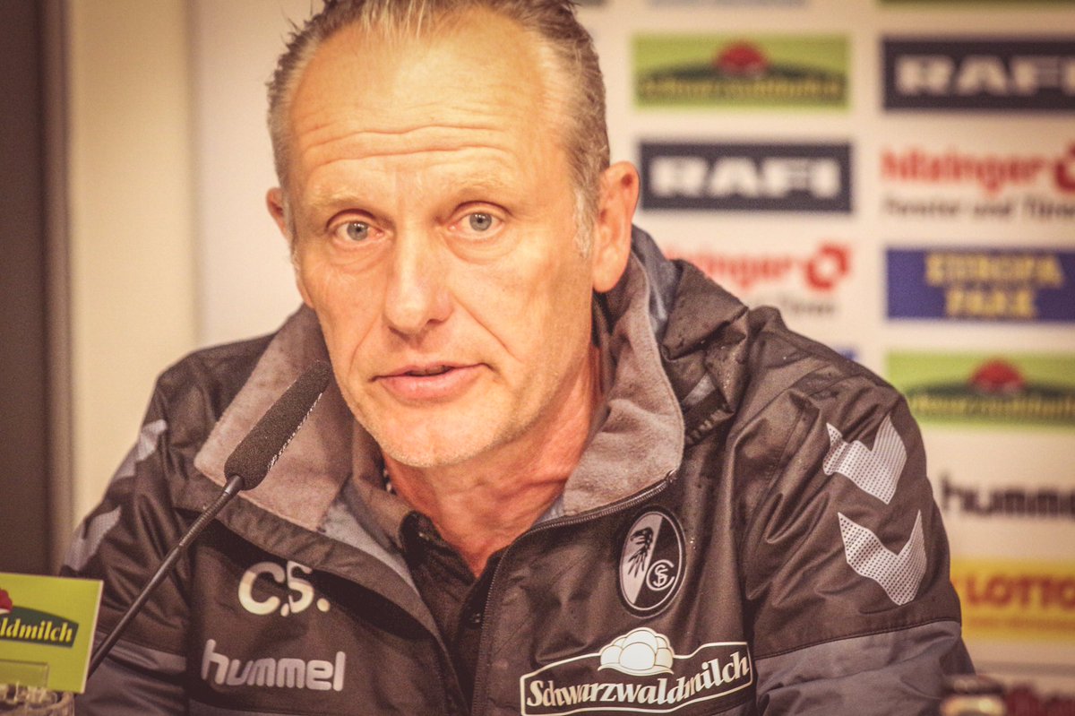 scfreiburg's tweet photo. 💬#Streich: "Insgesamt bin ich ganz zufrieden. Die Mannschaft hat vieles gut gemacht." #SCFDOM https://t.co/NW3CLM340y