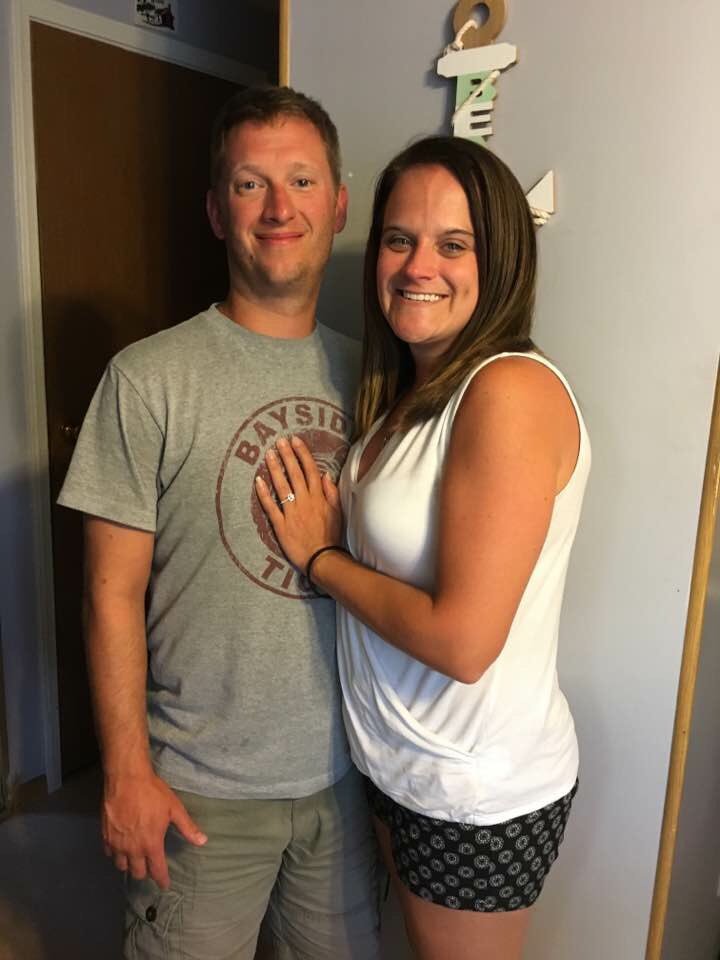 Stefanik929's tweet photo. Thanks to mom and Dad for the nice dinner and present to celebrate our engagement! #futuremrandmrs #StephSquared https://t.co/yho1v8BCm6