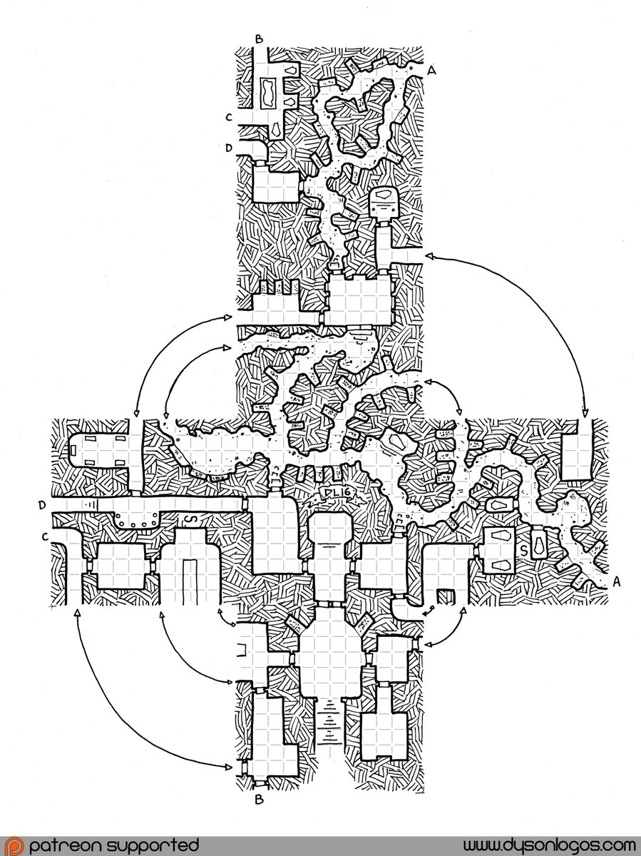 DysonLogos's tweet photo. The Lost Ossuary (a confusing cubic #DnD dungeon) is back - this time under a free commercial use license!

https://t.co/IAIrPFTiW8 https://t.co/aCyNUkWGmd