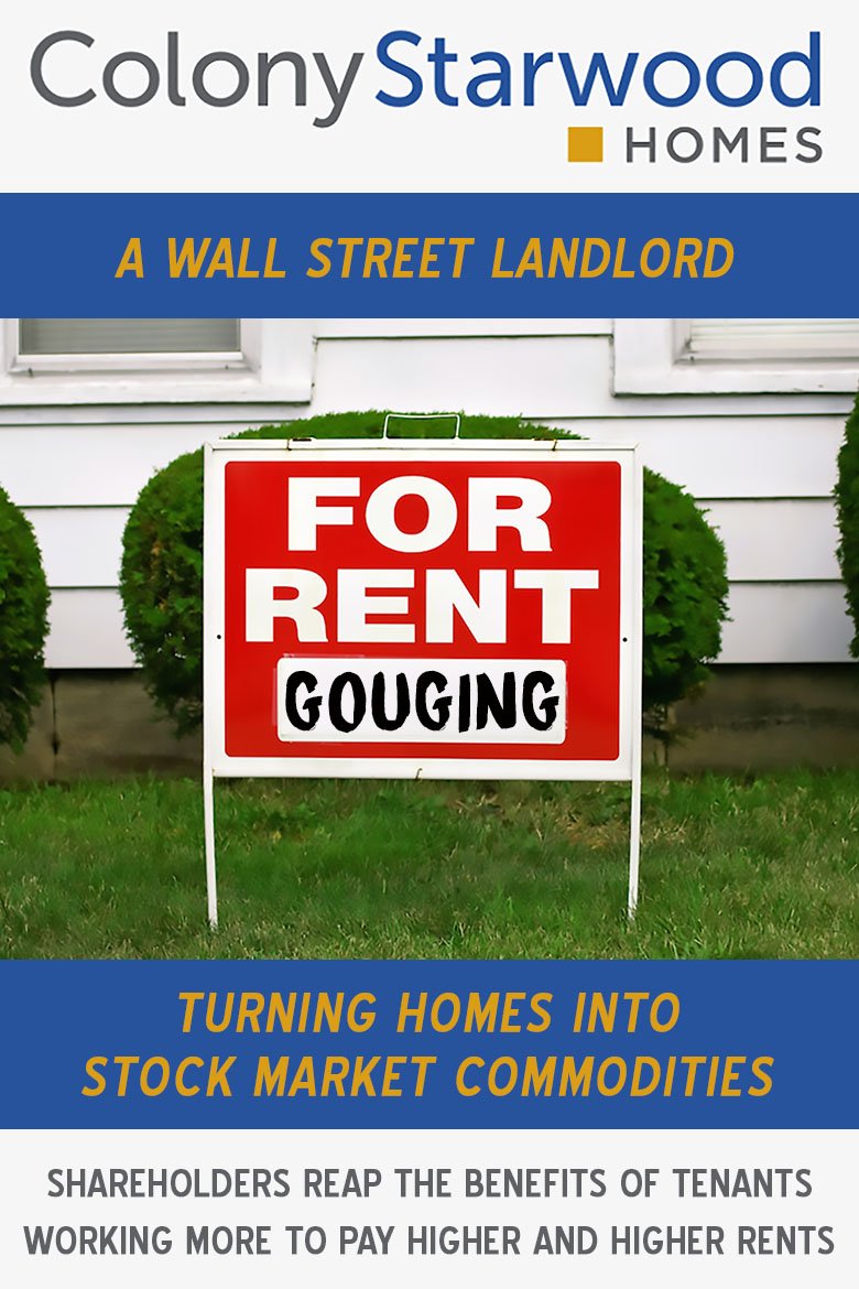 #ProtectRenters #StopCorporateLandlords #RepealCostaHawkins. Housing is a Human Right not a commodity! Colony Starwood, STOP rent gouging!