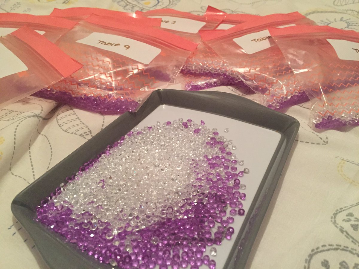 Amandalouise89's tweet photo. Wedding prep #lostcountagain #scattercrystals https://t.co/5AzJvEtrdn