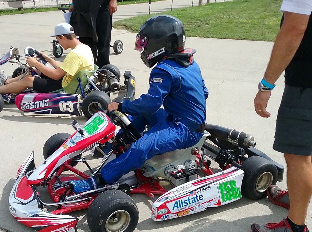 RussellKarting's tweet photo. Jace about to go out for practice here in New Castle! #russellkarting https://t.co/2RNr2mht3o