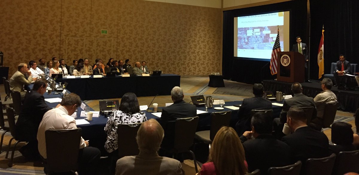 USMEXUCSD's tweet photo. A big thank you to everyone for today's #BorderMayors summit, it was a pleasure to participate #NAFTA #Border Infrastructure #HumanHealth https://t.co/s9fPfLGGjG