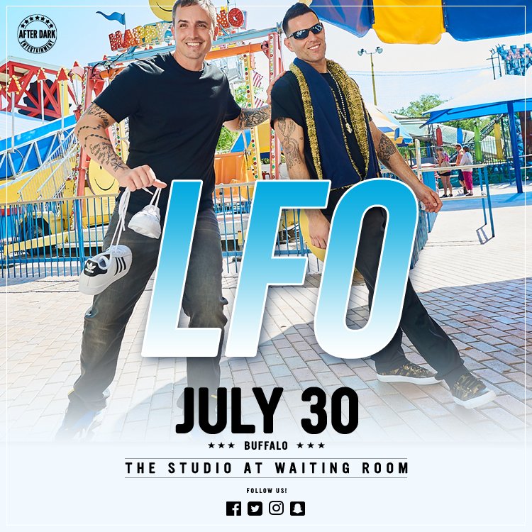 Heard the new <a href="/TheRealLFO/">LFO</a> single, "Perfect 10"? Catch them at Waiting Room (Studio) on 7/30 and hear it live! Tix: aftr.dk/2ocwDvh