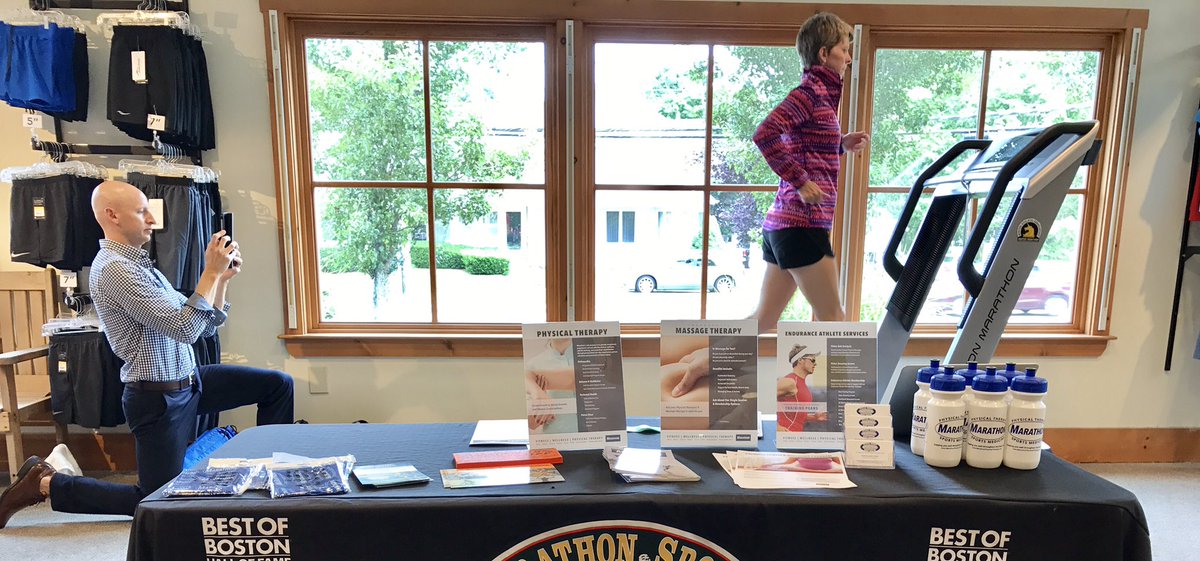 AMcKinneyPT's tweet photo. Thanks @Marathon_Sports #Norwell for having us @Marathon_PT @MPTenduranceGuy for running #VideoAnalysis &amp; #InjuryScreen https://t.co/vmHWT42zVo
