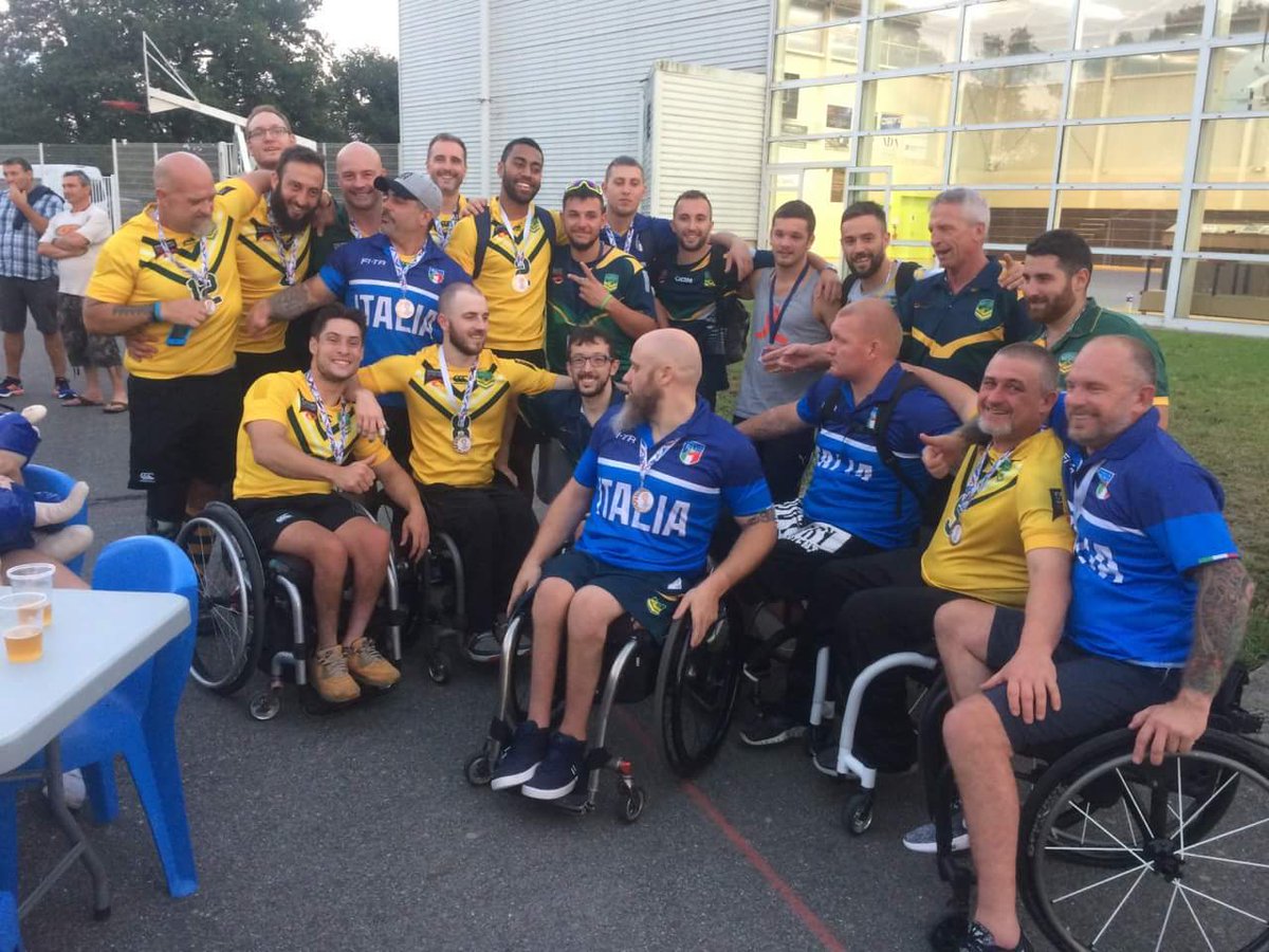 asiapacificrl's tweet photo. .@WRLAus has defeated @ITALIA_RLXIII 58-45 in today's 3rd Place Play-Off match at the Wheelchair #RLWC #FOWC2017 https://t.co/8LSvnCAfZW