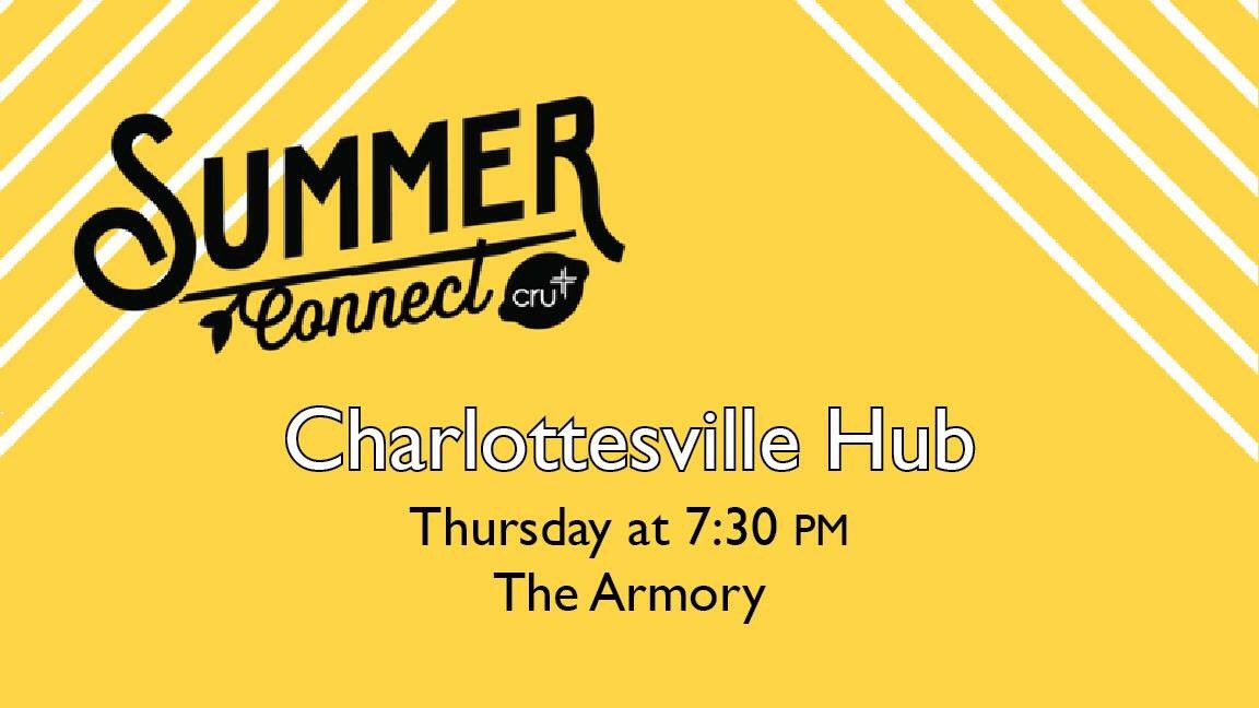 CruAtUVA's tweet photo. Join us tonight! #crusummerconnect #cville https://t.co/aZ2wQl5Gp0