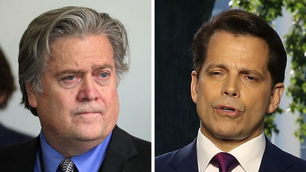 thehill's tweet image. Scaramucci: "I’m not Steve Bannon, I’m not trying to suck my own c--k" hill.cm/nExRZqE