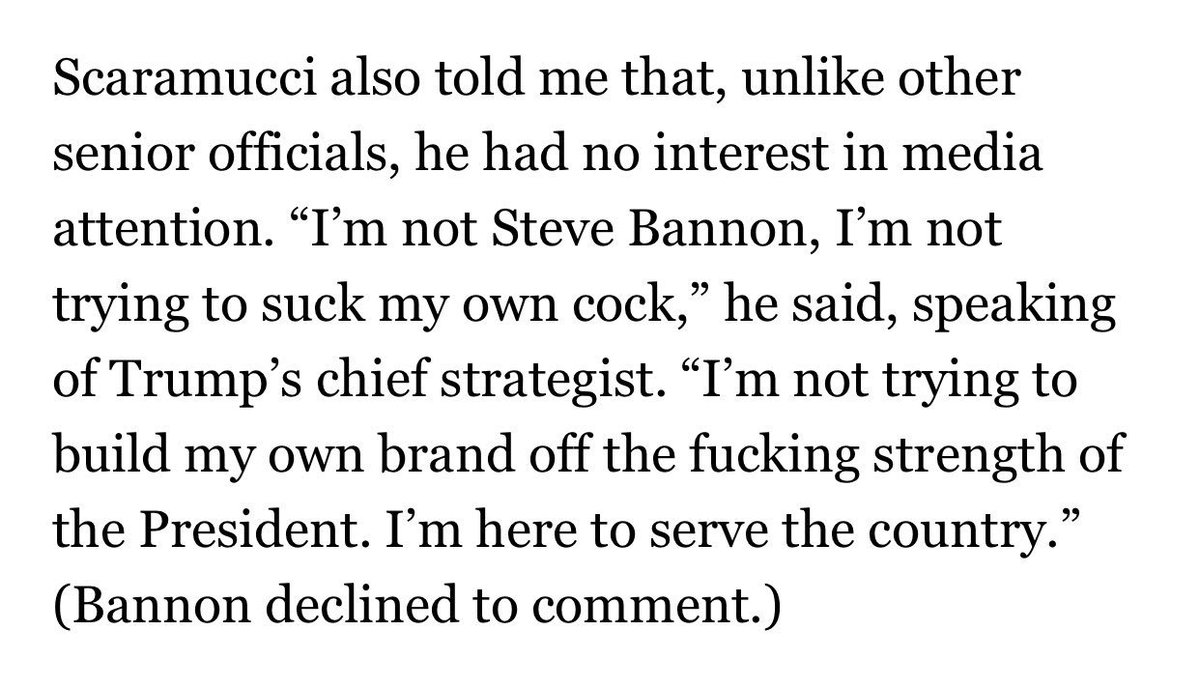 CharlesMBlow's tweet photo. Ladies and gentlemen, kids and grandparents, this person is the communications director for the president…OF THE UNITED STATES. 😳 @NewYorker https://t.co/ZG7xzwckzD