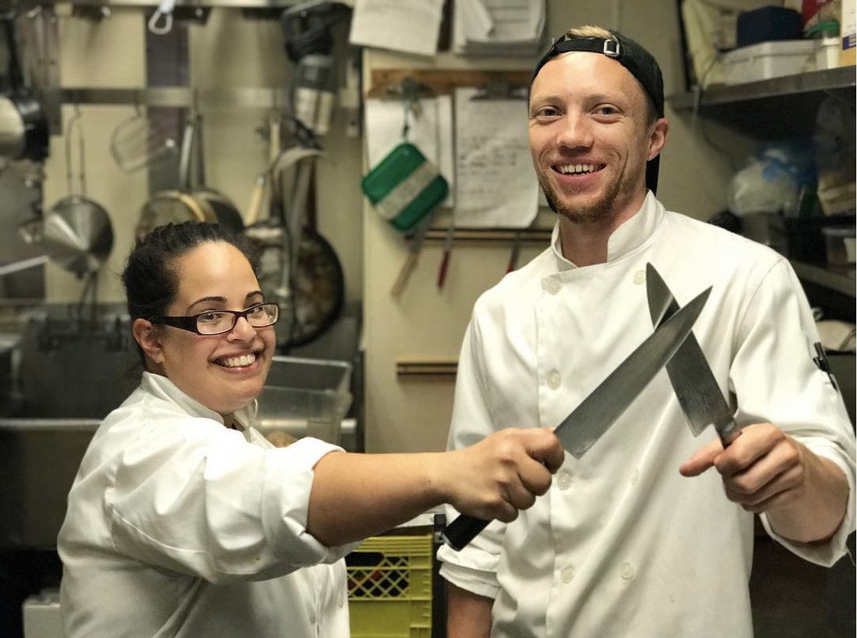 Don't mess with Scooter &amp; Craigery, they make this kitchen run. 🙌🏻 #Gastown #MyGastown #YVReats