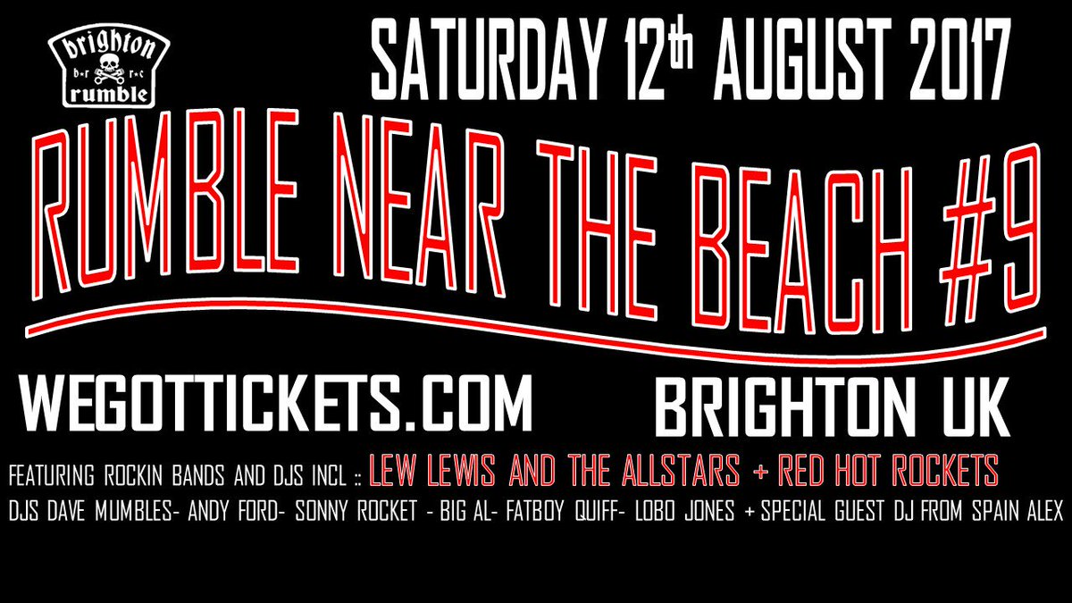 BrightonRumble's tweet photo. https://t.co/G77ptFcjik only 26 Tickets left online get them while you can !!! 
@BrightonRumble https://t.co/Kpph5R0aN7
