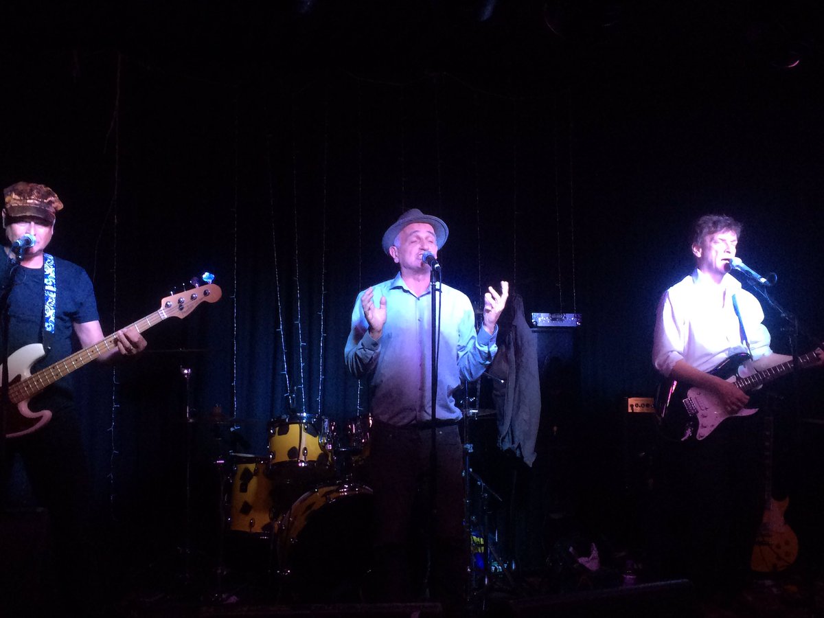 class_bore's tweet photo. Two of my fave songs about launderettes from I, Ludicrous &amp; The Shapes this evening. Another fab @spinningchilli event. https://t.co/efHJCeYhr4