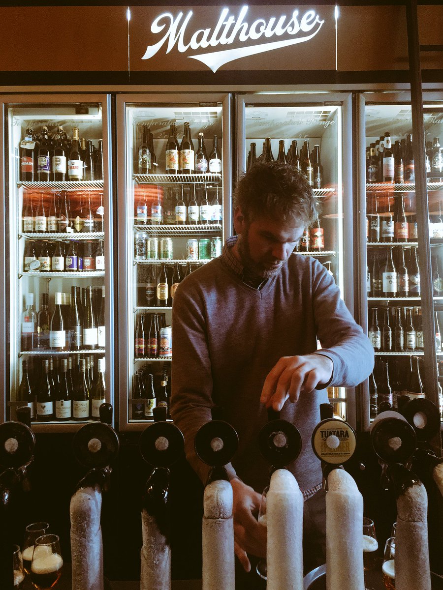 malthouse's tweet photo. Scotty Boz, back behind the bar where he cut his craft beer teeth. #bestbeerstewardever #WCIPAC #WCIPAC2017 #WestCoastToast https://t.co/FVWr5dvfss
