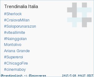 trendinaliaIT's tweet photo. #cinemaboy è appena entrato in tendenza occupando la posizione 10 in Italy. Altre tendenze https://t.co/1z2nx2qb8e https://t.co/jPxoko5sQZ