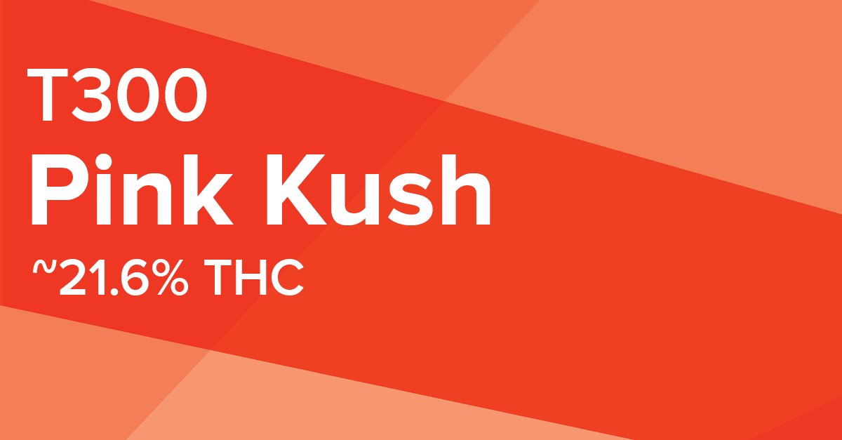 tilray's tweet photo. Pink Kush is one of our all-time #medicalcannabis bestsellers. It’s a #T300 #indica-dominant hybrid with ~21.6% #THC https://t.co/Xd9Ppfj012 https://t.co/hZJ9Hwj2Gq