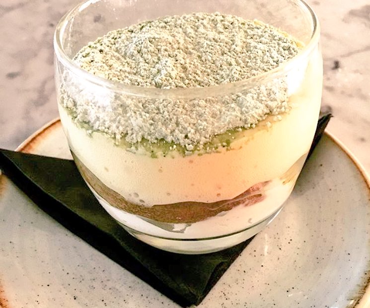 PichetDublin's tweet photo. MatchaTramisu #yuzu#mascapone @SebRitzen #tonitesspecial @stephenskitchen https://t.co/pdDIcsiMnt