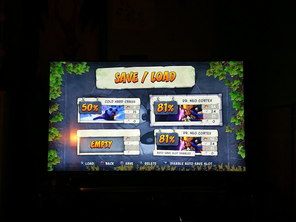 Maxram0's tweet photo. Yay! Finally finished Crash Bandicoot 2, it was a fun trip down memory lane! #NSaneTrilogy https://t.co/oDwCPRlrZ8