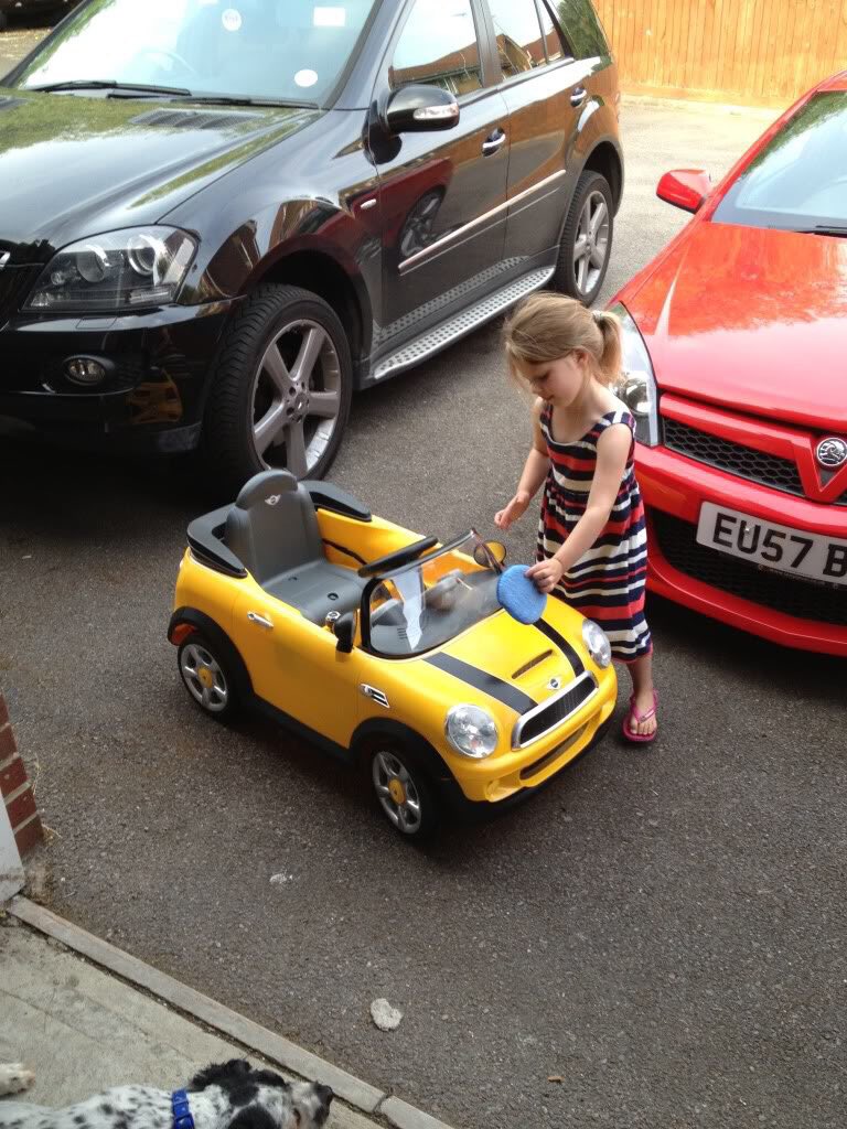 Ryanjdover's tweet photo. #ThrowbackThursday #tbt to Ruby's first car! https://t.co/FeA8ffb2Zr