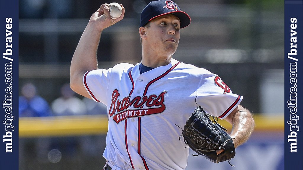 MLBPipeline's tweet photo. Lucas Sims has 43 K's in past 30 1/3 IP (5 GS). #Braves' No. 19 prospect primed for tonight's @GwinnettBraves start: https://t.co/vuIfZ51jxc https://t.co/IIc43nN2QD