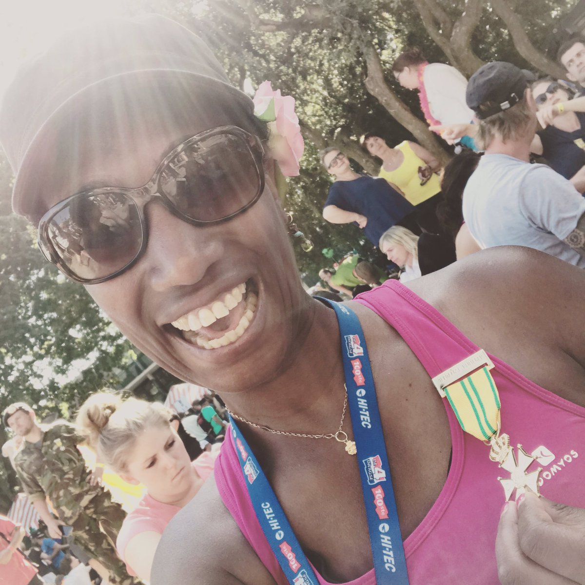 petralimon's tweet photo. Kruisje nr 2 gehaald! Zo trots weer! Plezier + geweldige sfeer + lieve mensen langs de route + afzien = 4daagseverslaving? ๐#4d17 https://t.co/L1J7SlQ3hH