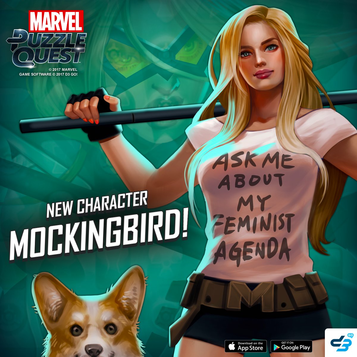 Mockingbird New Character 4 Stars New Character Mockingbird Marvel Puzzle Quest Marvel Puzzle Quest Mockingbird Marvel Marvel Puzzle